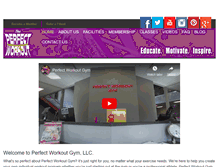 Tablet Screenshot of perfectworkout.net